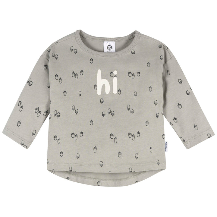 2-Piece Baby Boys Gray Arcon Top & Joggers Outfits & Sets Gerber® 