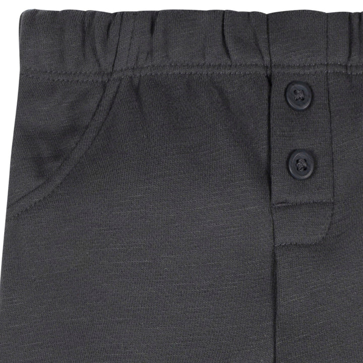 2-Piece Baby Boys Gray Arcon Top & Joggers Outfits & Sets Gerber® 