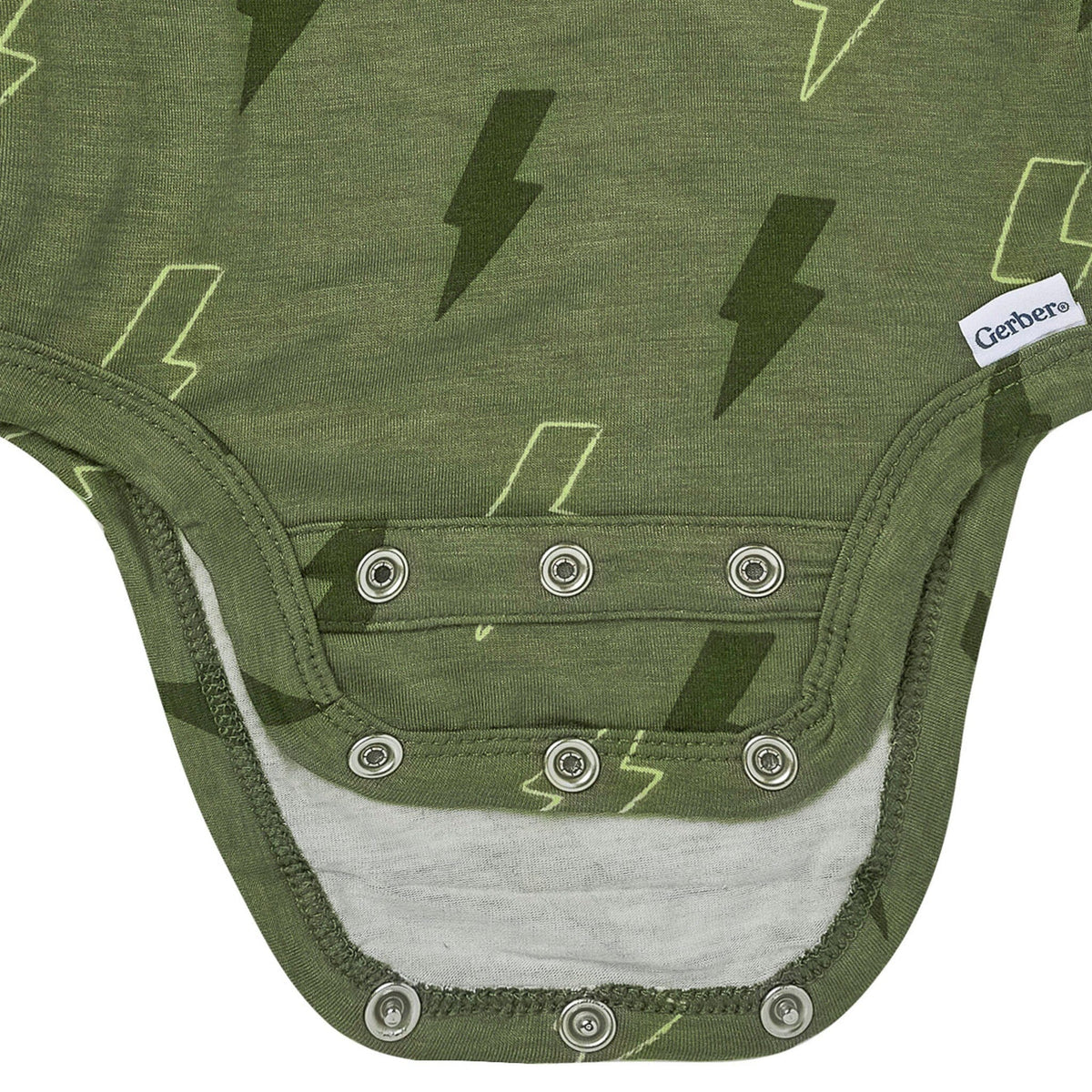 2-Piece Baby Boys Green Bolts Onesie® Pant Set Outfits & Sets Gerber® 