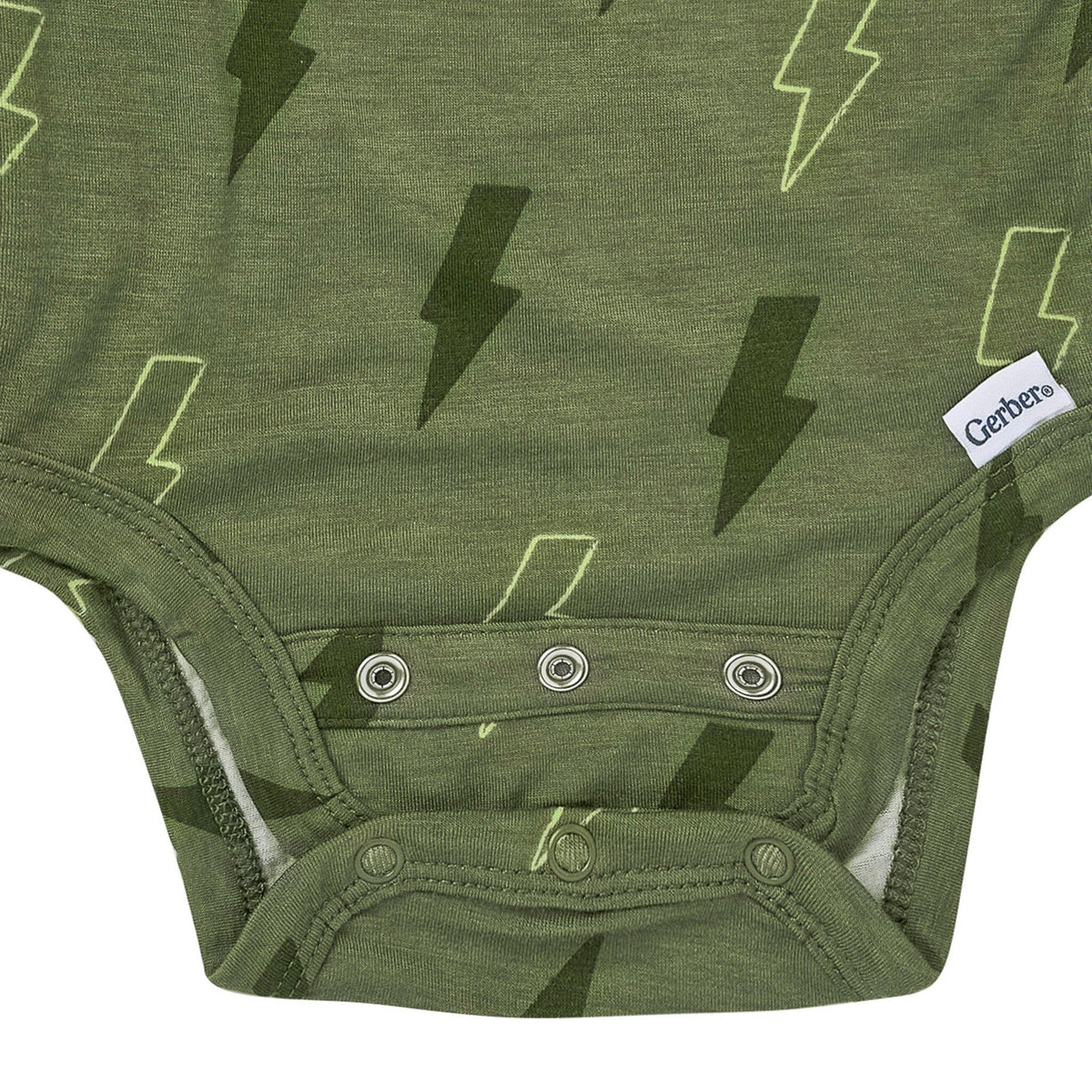2-Piece Baby Boys Green Bolts Onesie® Pant Set Outfits & Sets Gerber® 