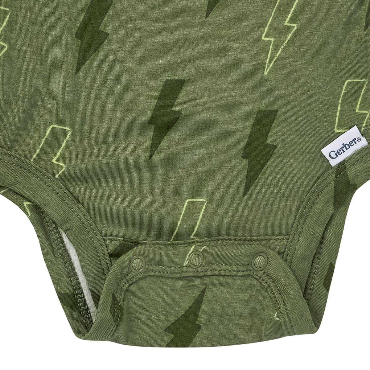 2-Piece Baby Boys Green Bolts Onesie® Pant Set Outfits & Sets Gerber® 