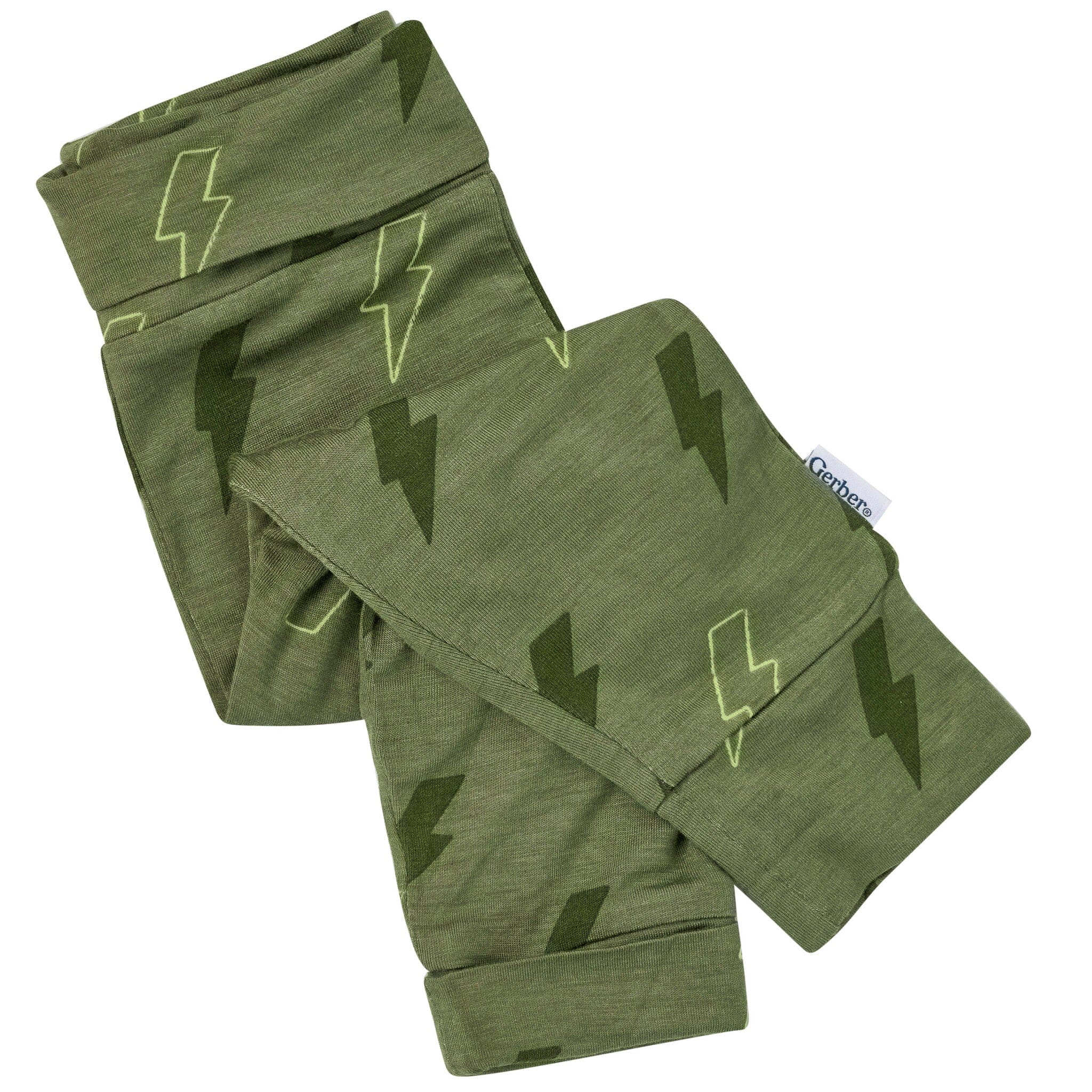 2-Piece Baby Boys Green Bolts Onesie® Pant Set Outfits & Sets Gerber® 