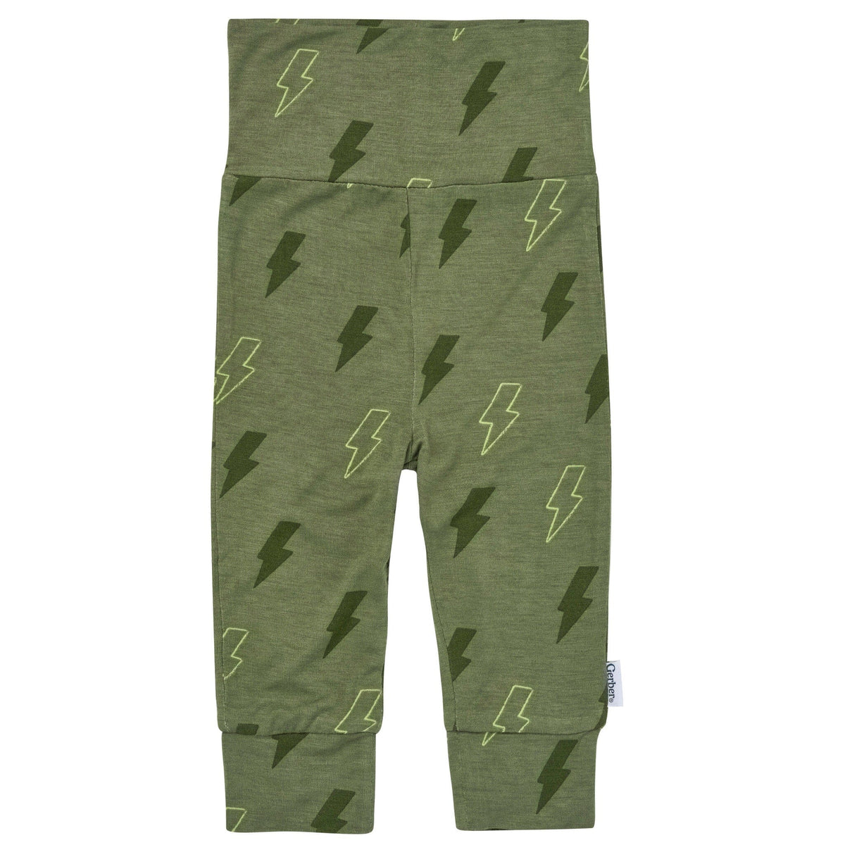 2-Piece Baby Boys Green Bolts Onesie® Pant Set Outfits & Sets Gerber® 