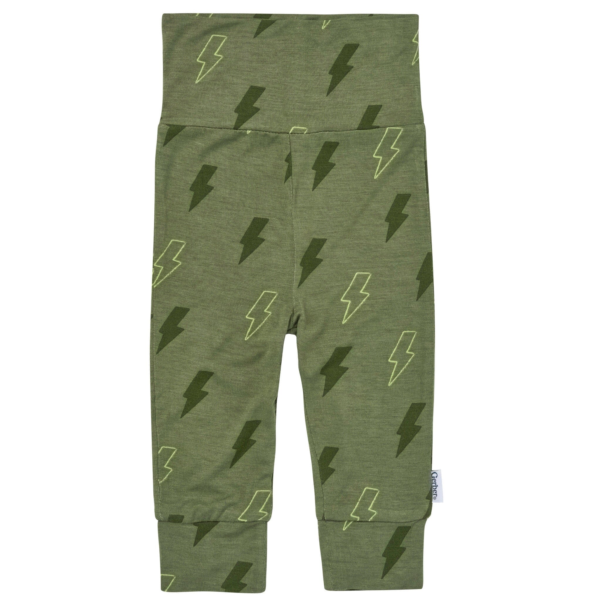 2-Piece Baby Boys Green Bolts Onesie® Pant Set Outfits & Sets Gerber® 