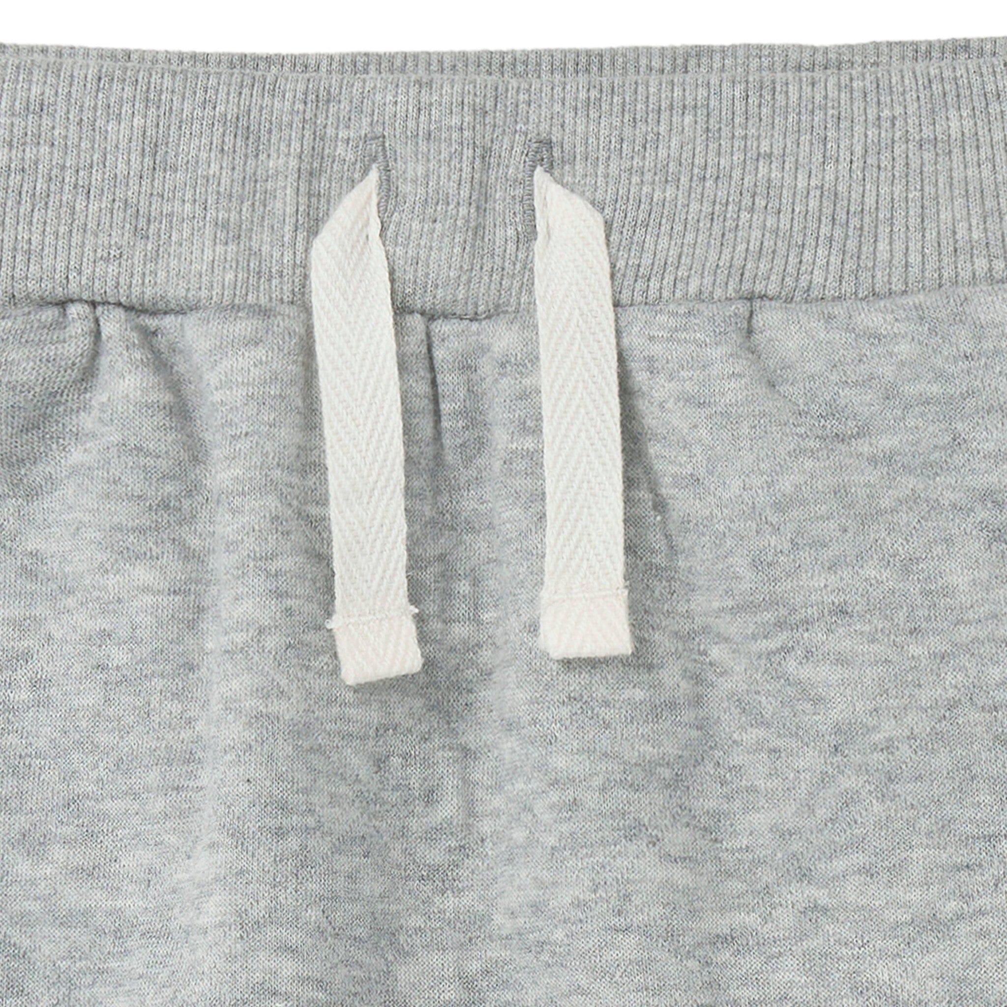 2-Piece Baby Boys Grey Quilted Top & Jogger Set