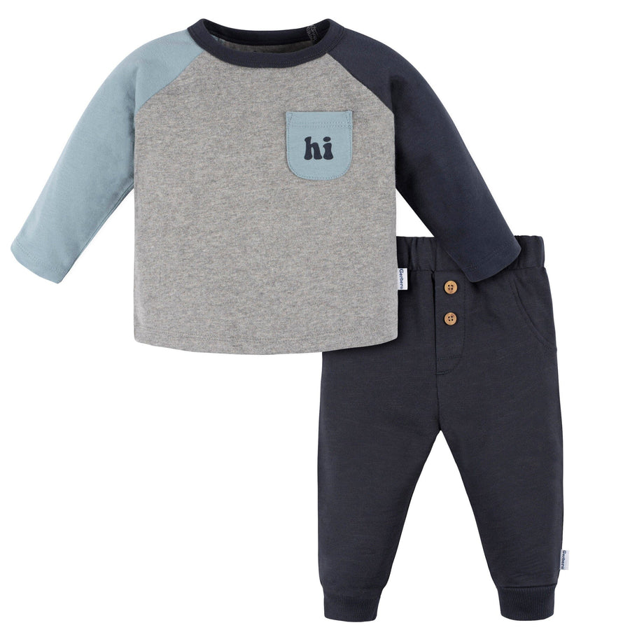2-Piece Baby Boys Happy Top Joggers Set – Gerber Childrenswear