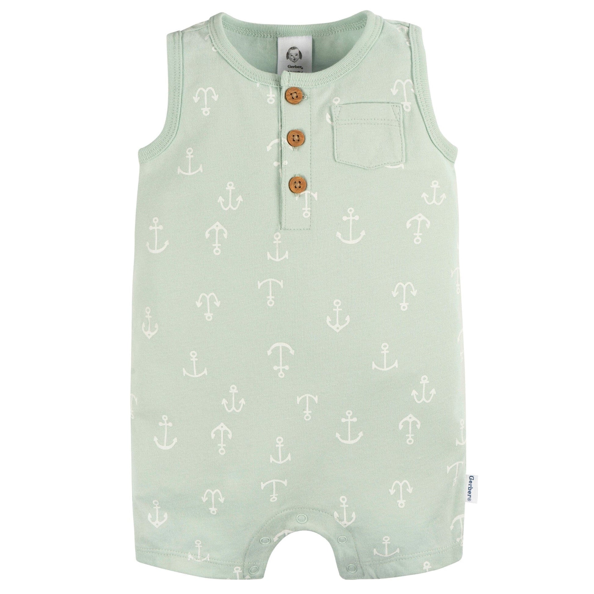 2-Pack Baby Boys Nautical Romper