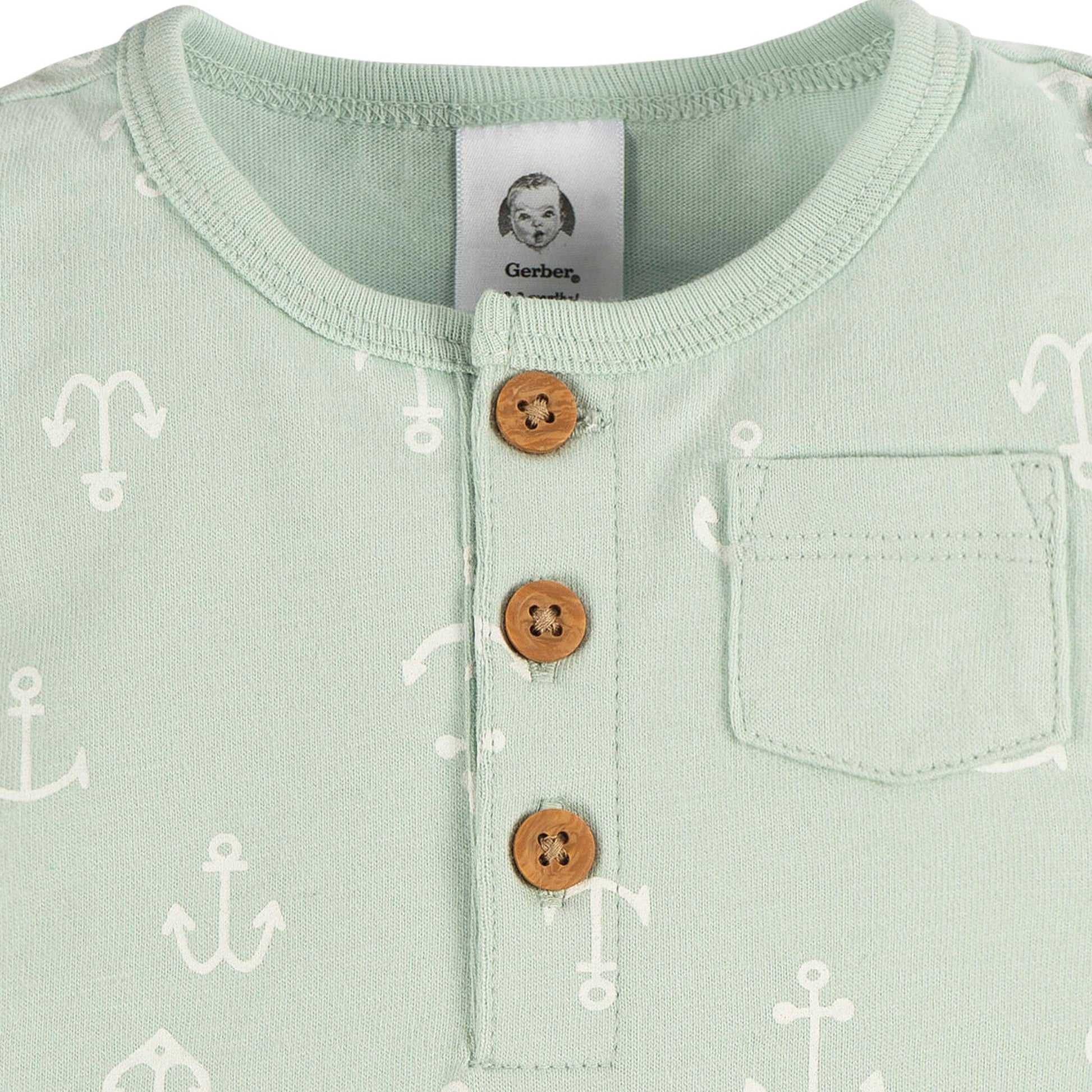 2-Pack Baby Boys Nautical Romper