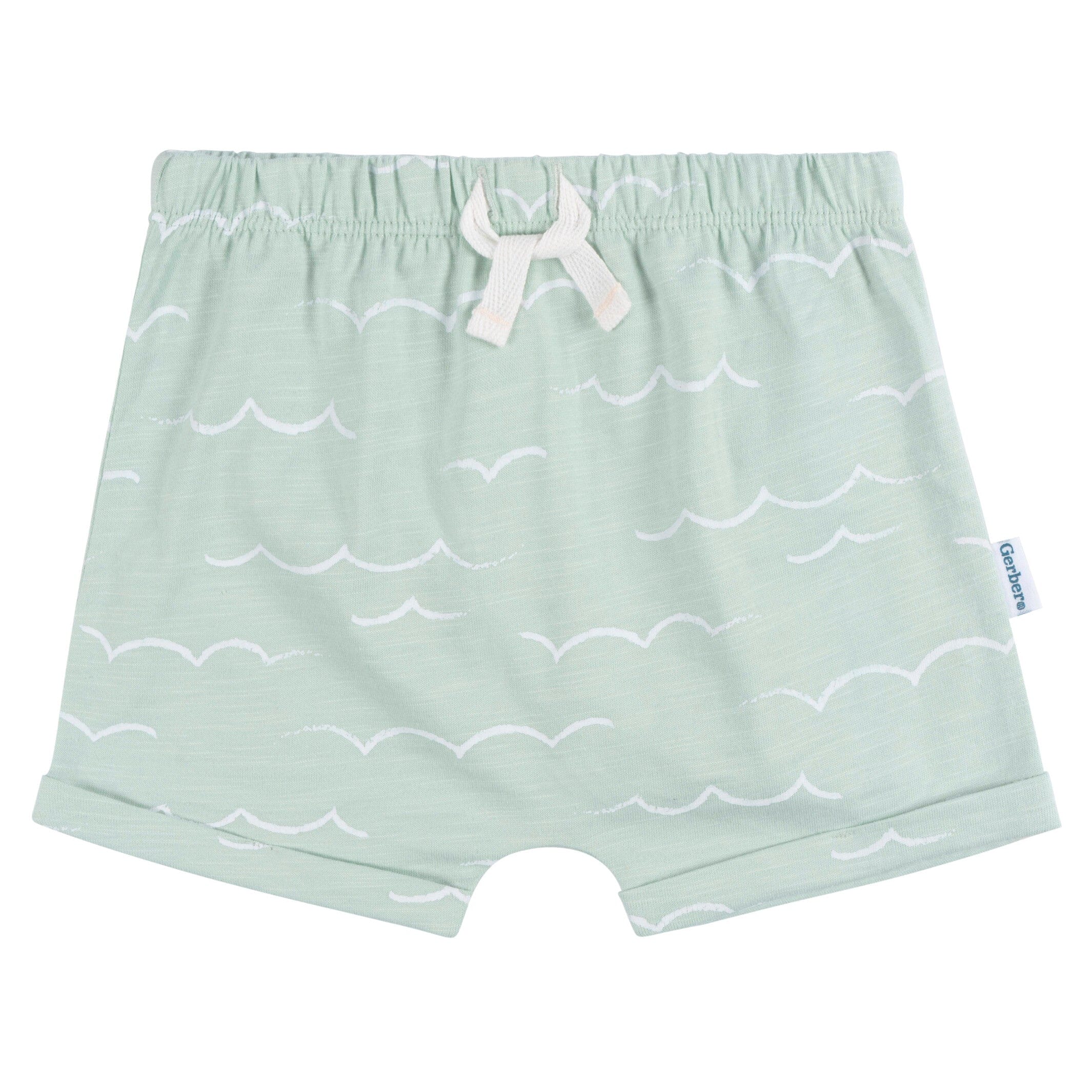 2-Piece Baby Boys Waves T-Shirt and Shorts Set