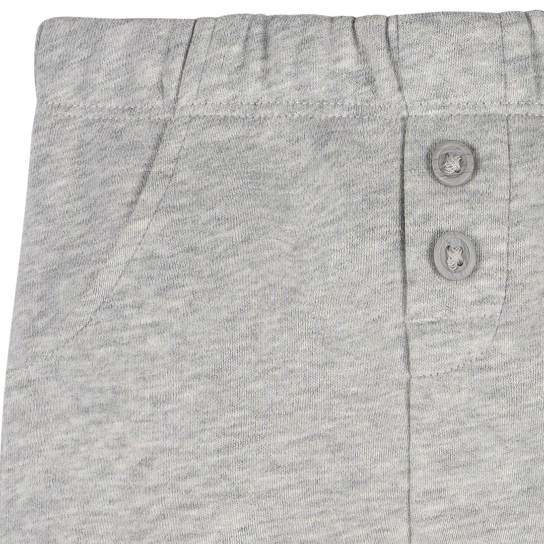 2-Piece Baby Boys White Top & Joggers Outfits & Sets Gerber® 