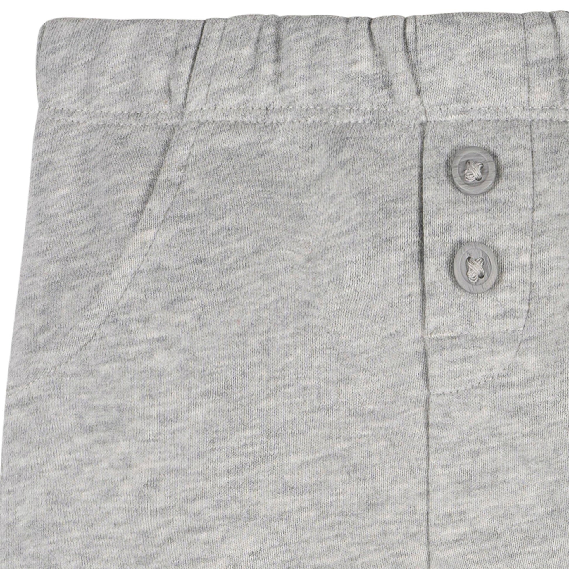 2-Piece Baby Boys White Top & Joggers Outfits & Sets Gerber® 
