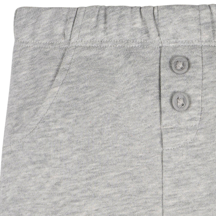 2-Piece Baby Boys White Top & Joggers Outfits & Sets Gerber® 