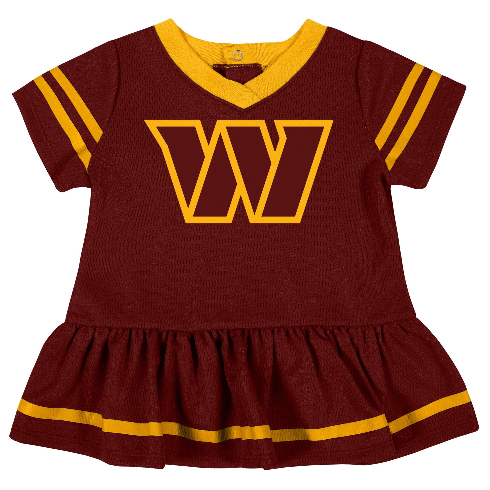 2-Piece Baby Girls Commanders Dress & Diaper Cover Set