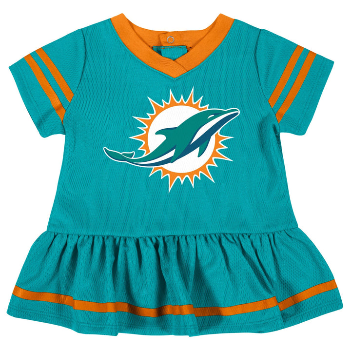 2-Piece Baby Girls Dolphins Dress & Diaper Cover Set