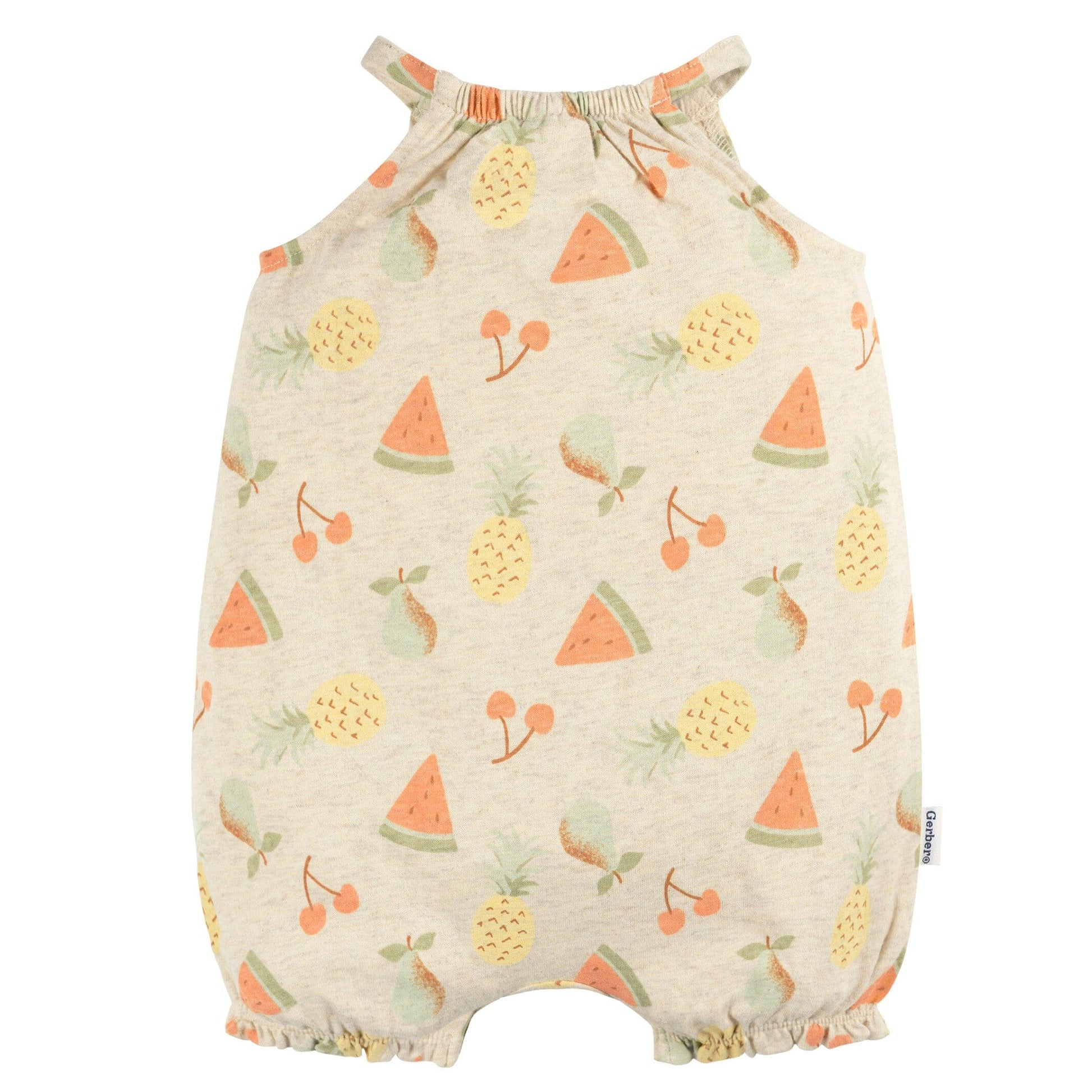 2-Pack Baby Girls Fruit Romper