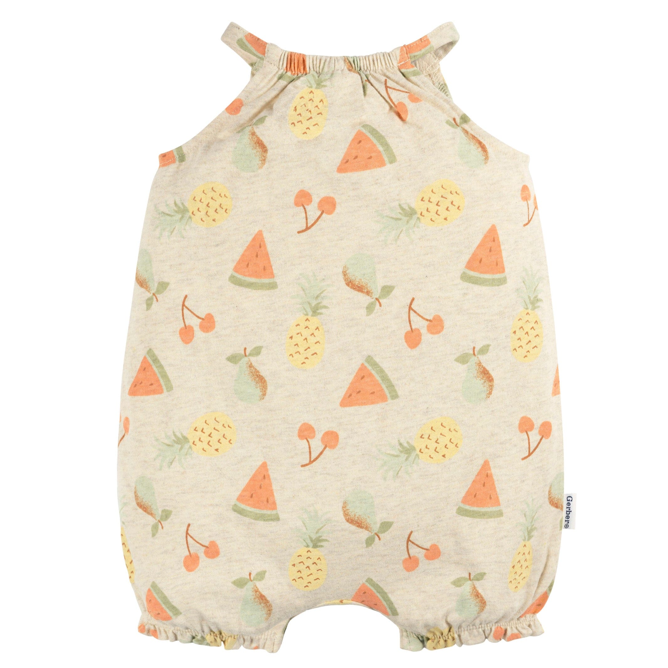 2-Pack Baby Girls Fruit Romper