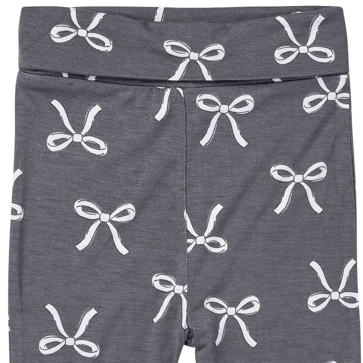 2-Piece Baby Girls Gray Bow Onesie® Pant Set Outfits & Sets Gerber® 