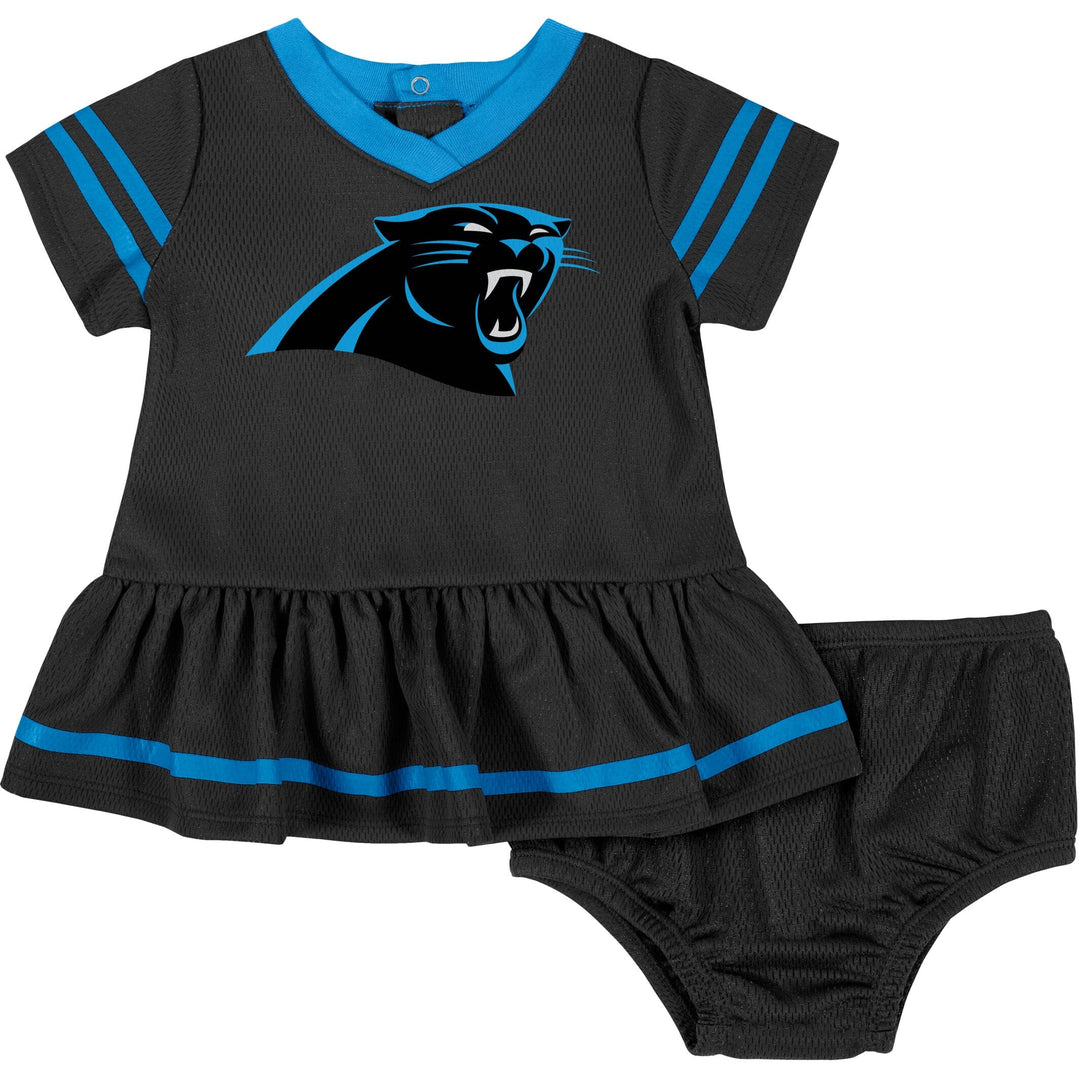 2-Piece Baby Girls Panthers Dress & Diaper Cover Set – Gerber
