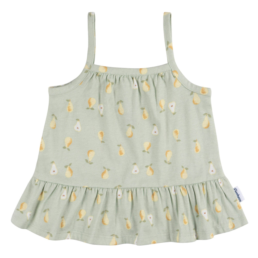 2-Piece Baby Girls Pears Dress and Diaper Cover