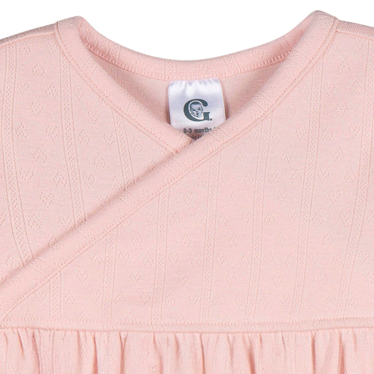 2-Piece Baby Girls Pink Dogwood Gown & Hat Set Gerber® 