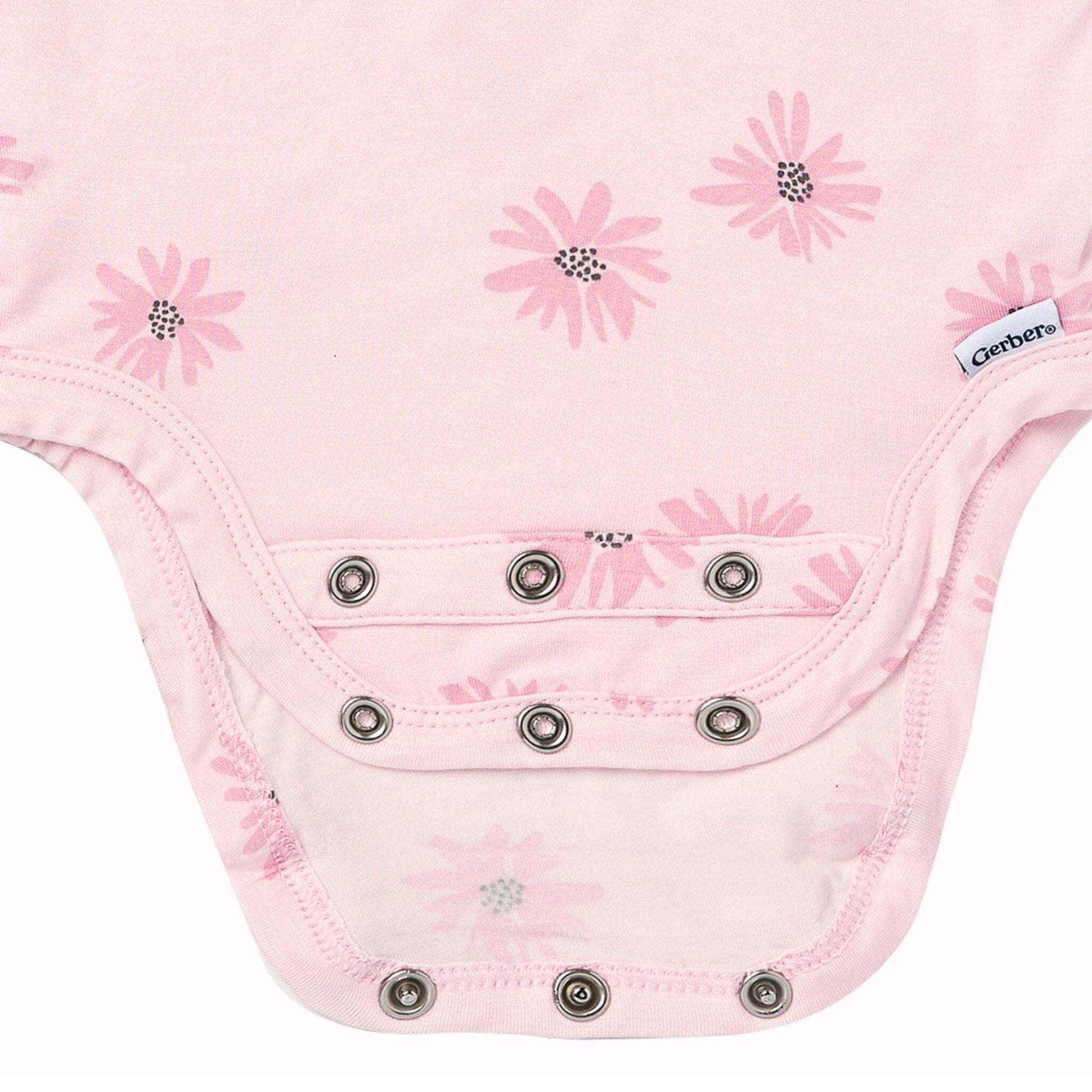 2-Piece Baby Girls Pink Floral Onesie® Pant Set Outfits & Sets Gerber® 
