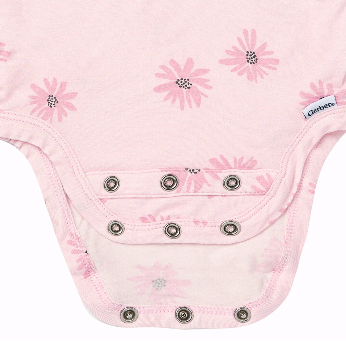 2-Piece Baby Girls Pink Floral Onesie® Pant Set Outfits & Sets Gerber® 