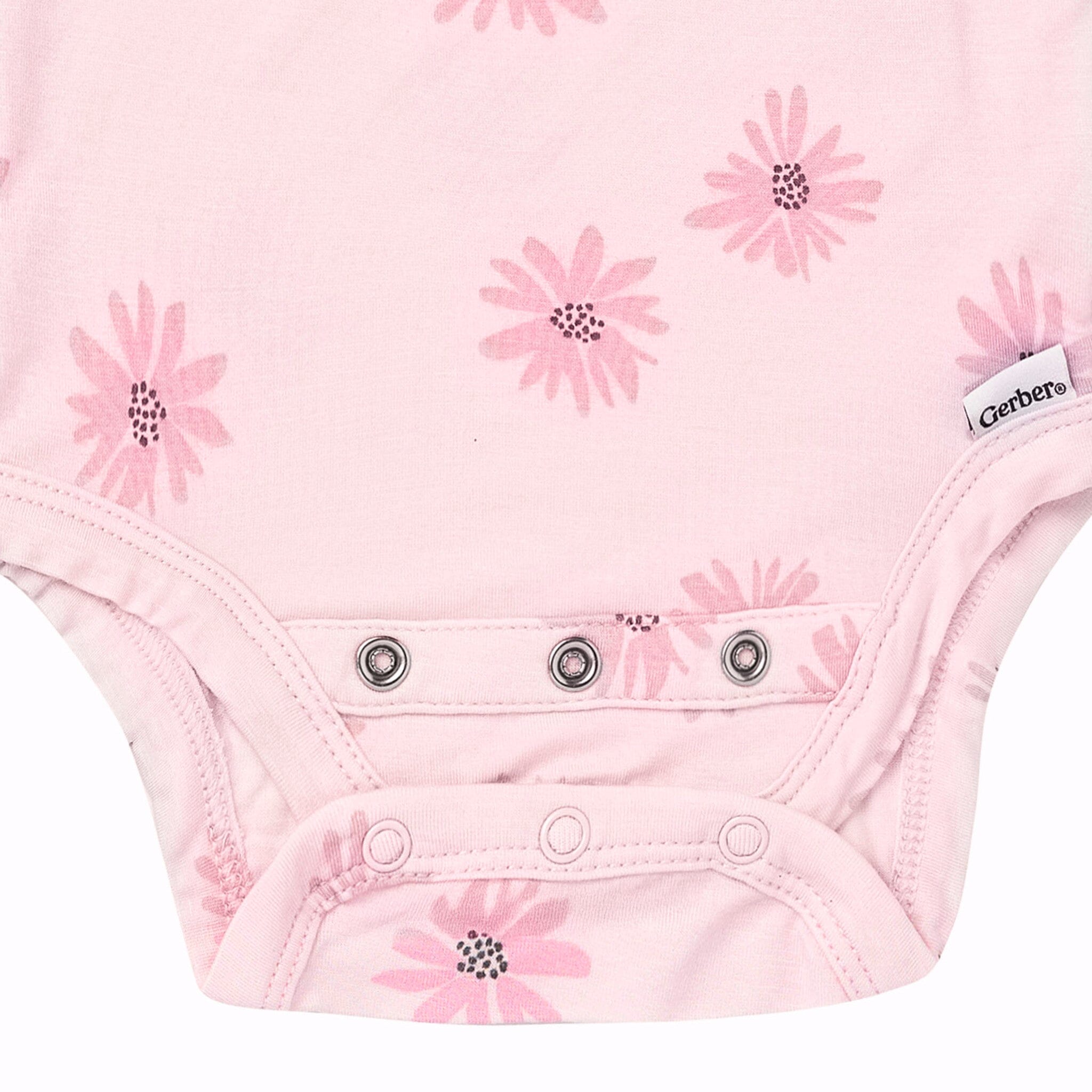 2-Piece Baby Girls Pink Floral Onesie® Pant Set Outfits & Sets Gerber® 