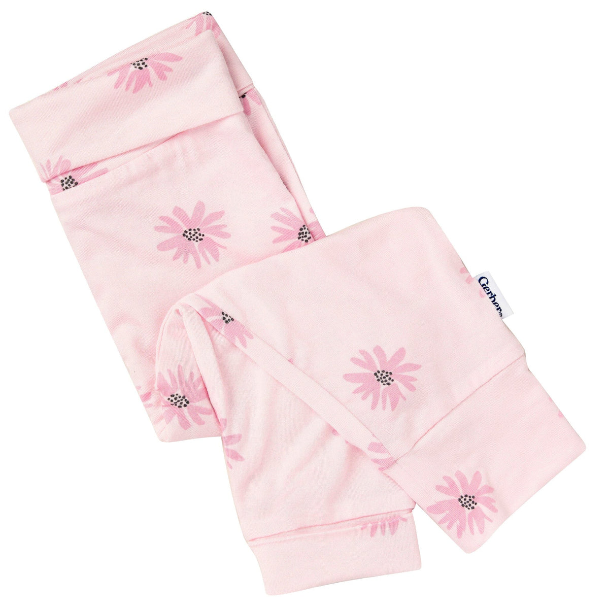 2-Piece Baby Girls Pink Floral Onesie® Pant Set Outfits & Sets Gerber® 