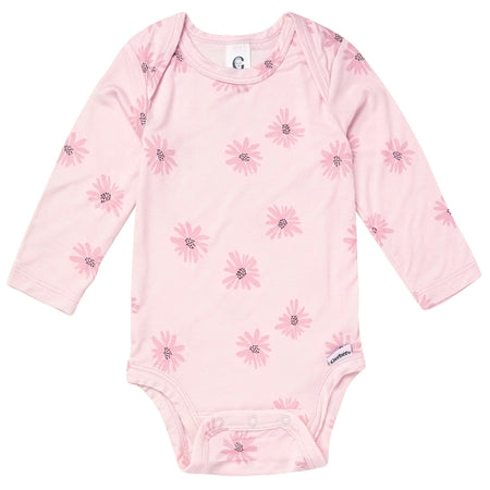 2-Piece Baby Girls Pink Floral Onesie® Pant Set