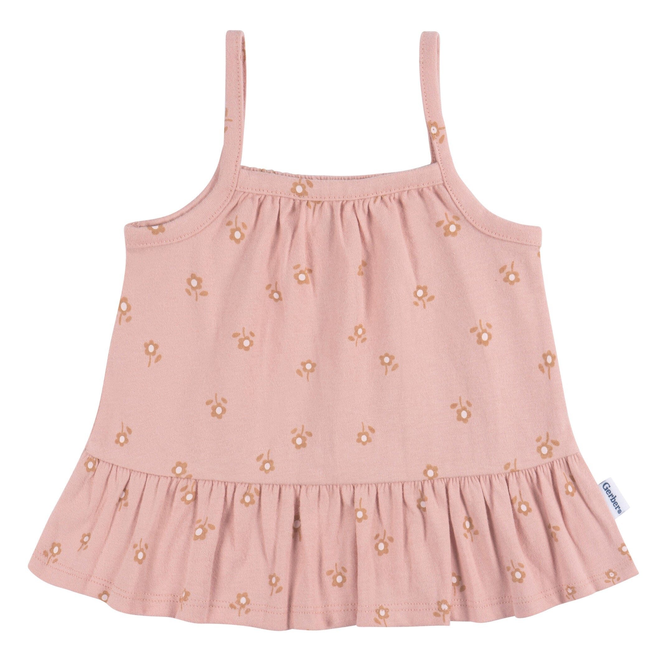 2-Piece Baby Girls Poppies Dress and Diaper Cover