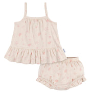 2-Piece Baby Girls Seashells Dress and Diaper Cover