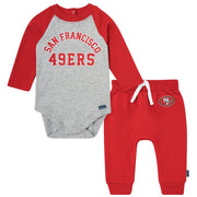 2-Piece Baby Neutral 49Ers Bodysuit and Jogger Set NFL NFL 