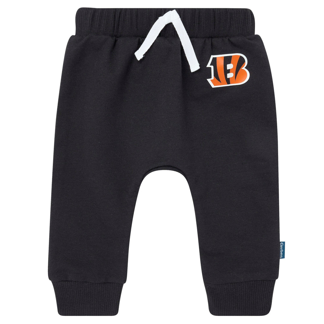 2-Piece Baby Neutral Cincinatti Bengals Bodysuit and Jogger Set NFL NFL 