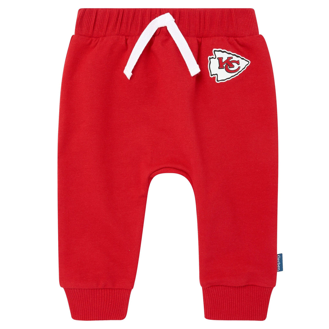 2-Piece Baby Neutral Kansas City Chiefs Bodysuit and Jogger Set NFL NFL 
