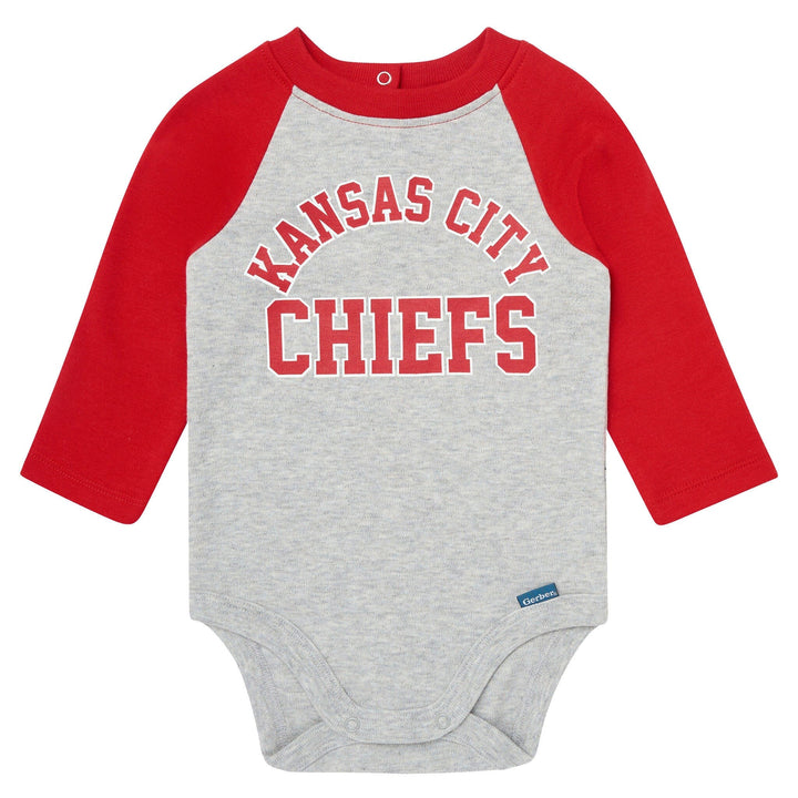 2-Piece Baby Neutral Kansas City Chiefs Bodysuit and Jogger Set NFL NFL 