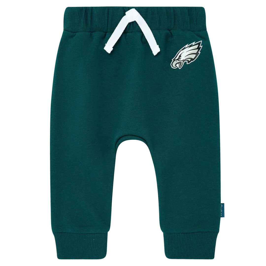 2-Piece Baby Neutral Philidelphia Eagles Bodysuit and Jogger Set NFL NFL 