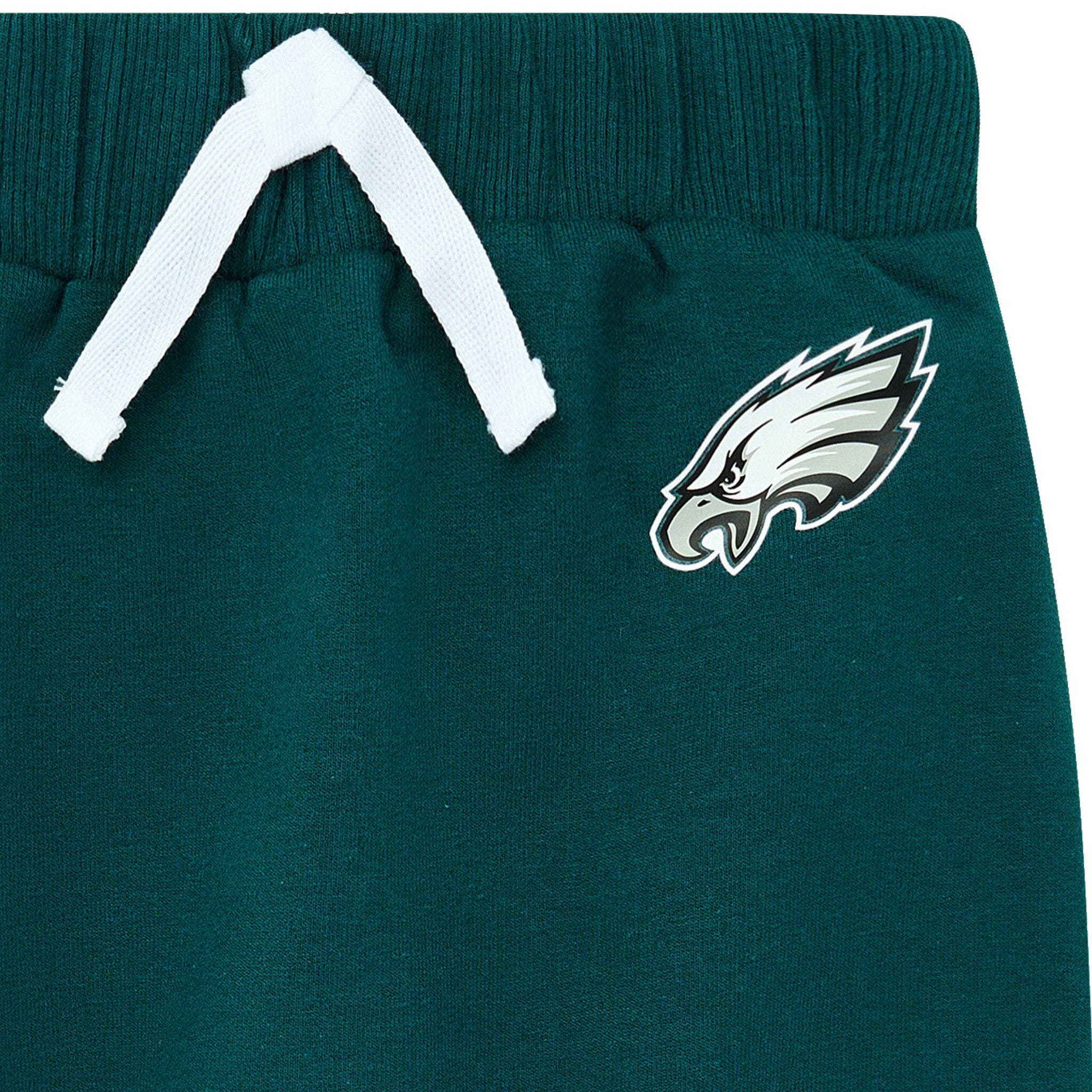 2-Piece Baby Neutral Philidelphia Eagles Bodysuit and Jogger Set NFL NFL 