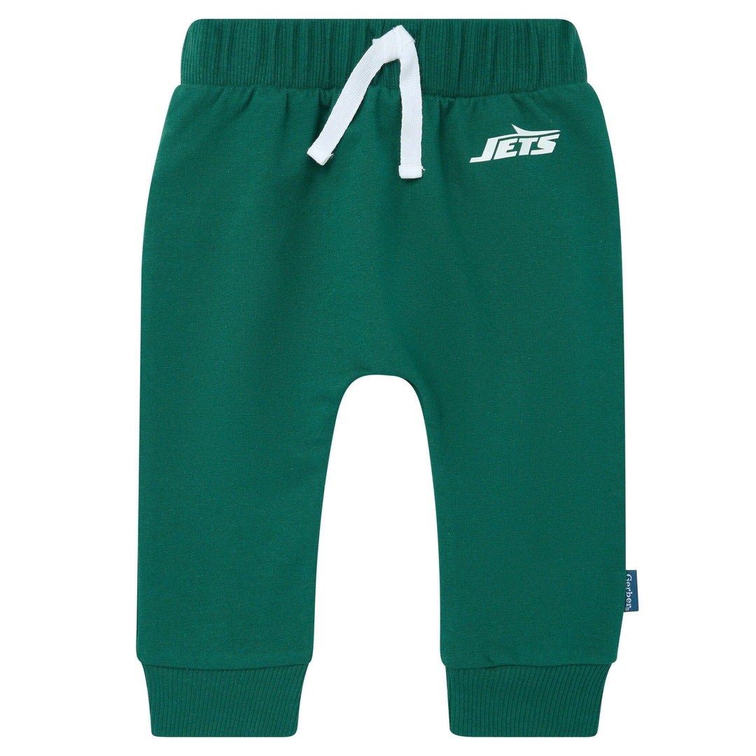 2-Piece Baby Neutral New York Jets Bodysuit and Jogger Set NFL NFL 
