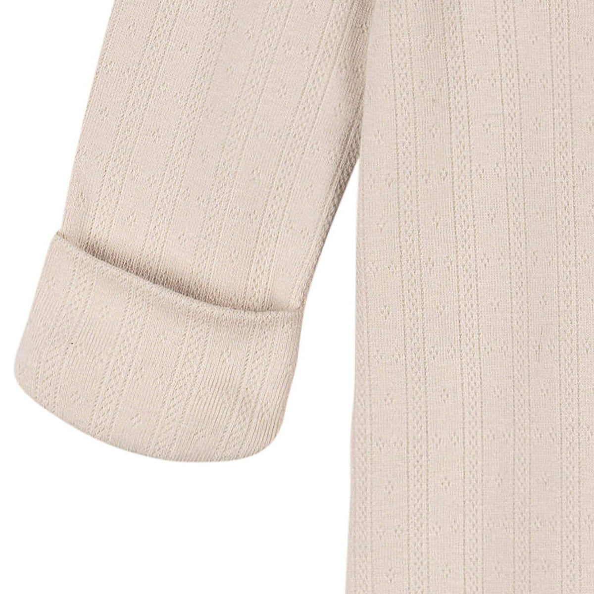 2-Piece Baby Neutral Oat Milk Gown & Hat Set Gerber® 