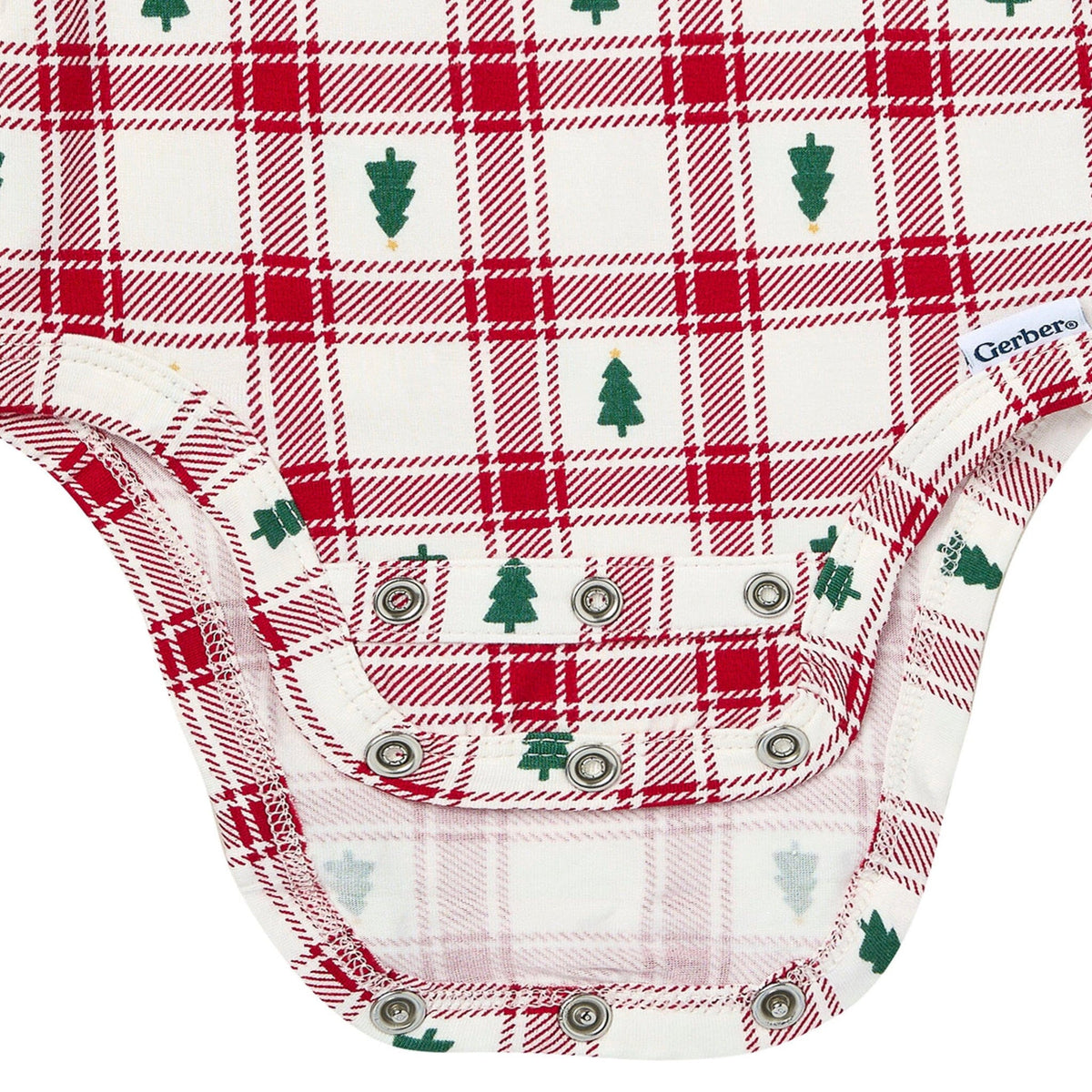 2-Piece Baby Neutral Plaid Tree Onesie® Pant Set Outfits & Sets Gerber® 