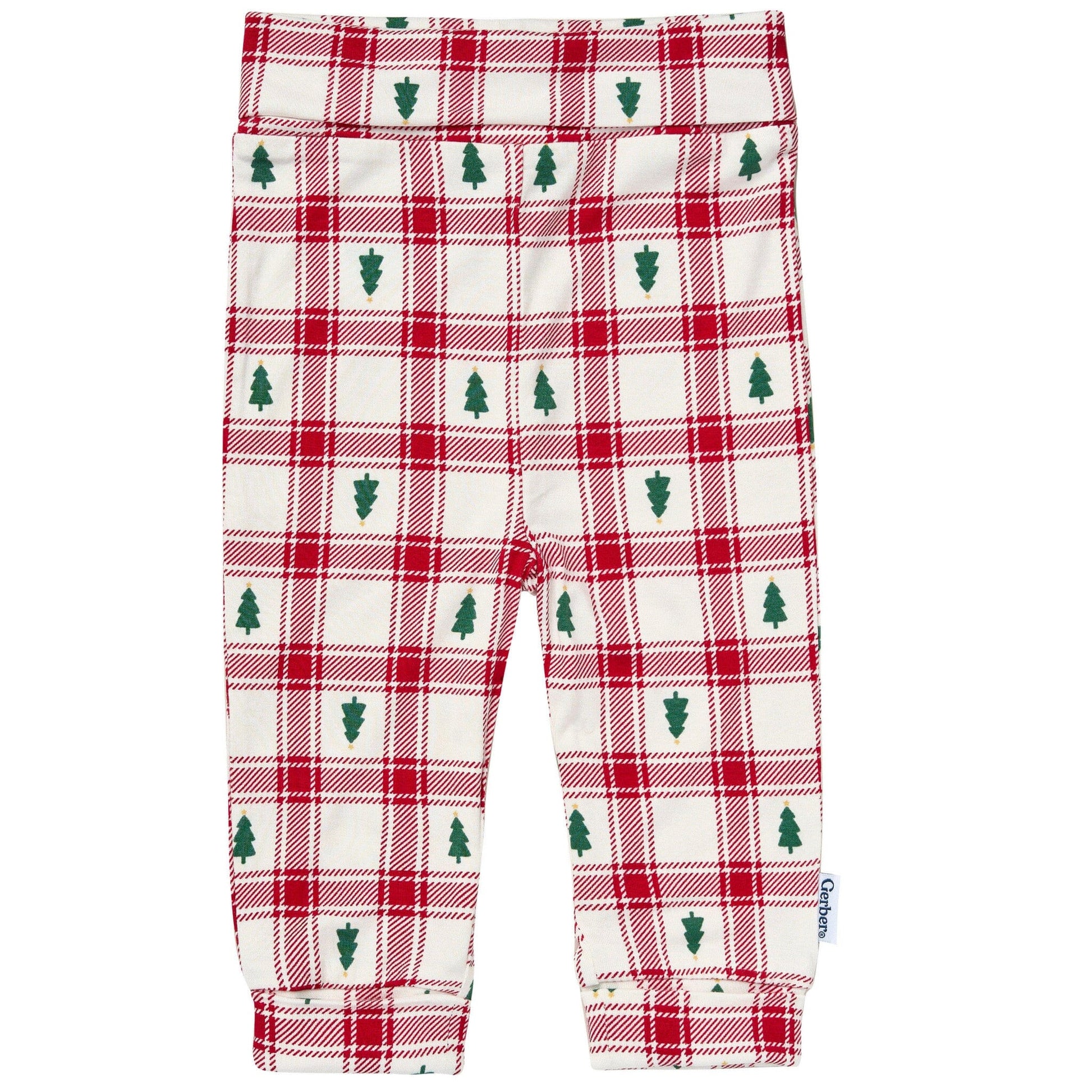 2-Piece Baby Neutral Plaid Tree Onesie® Pant Set Outfits & Sets Gerber® 