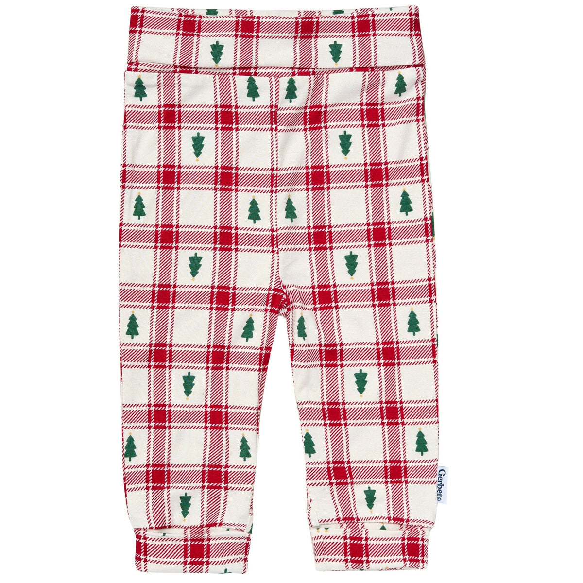 2-Piece Baby Neutral Plaid Tree Onesie® Pant Set Outfits & Sets Gerber® 