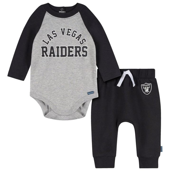 2-Piece Baby Neutral Las Vegas Raiders Bodysuit and Jogger Set NFL NFL 