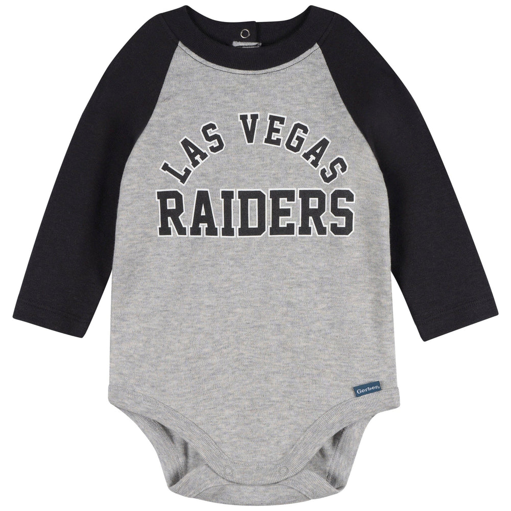 2-Piece Baby Neutral Las Vegas Raiders Bodysuit and Jogger Set NFL NFL 