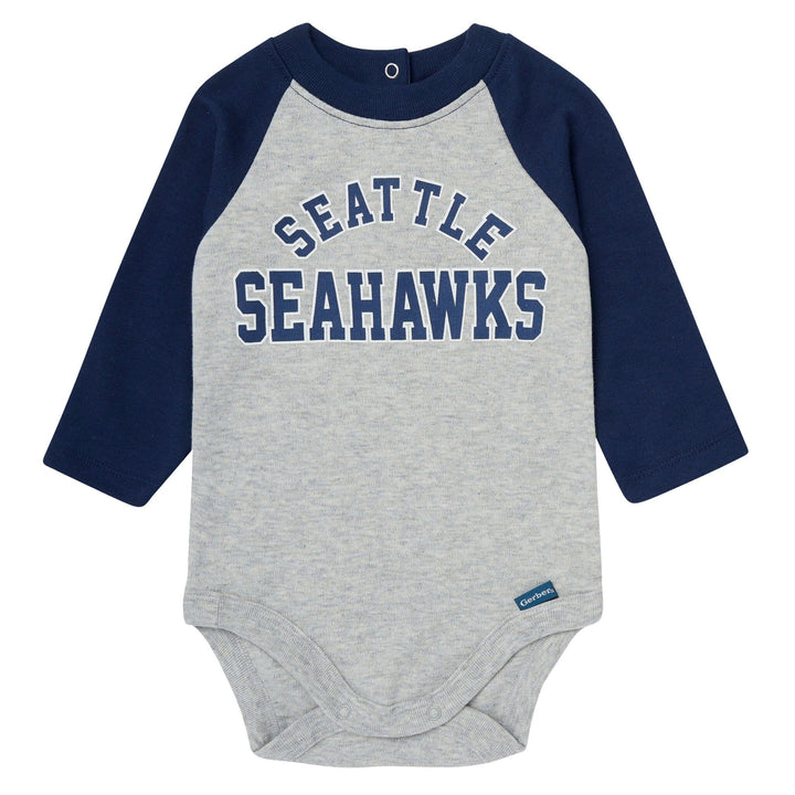 2-Piece Baby Neutral Seattle Seahawks Bodysuit and Jogger Set NFL NFL 