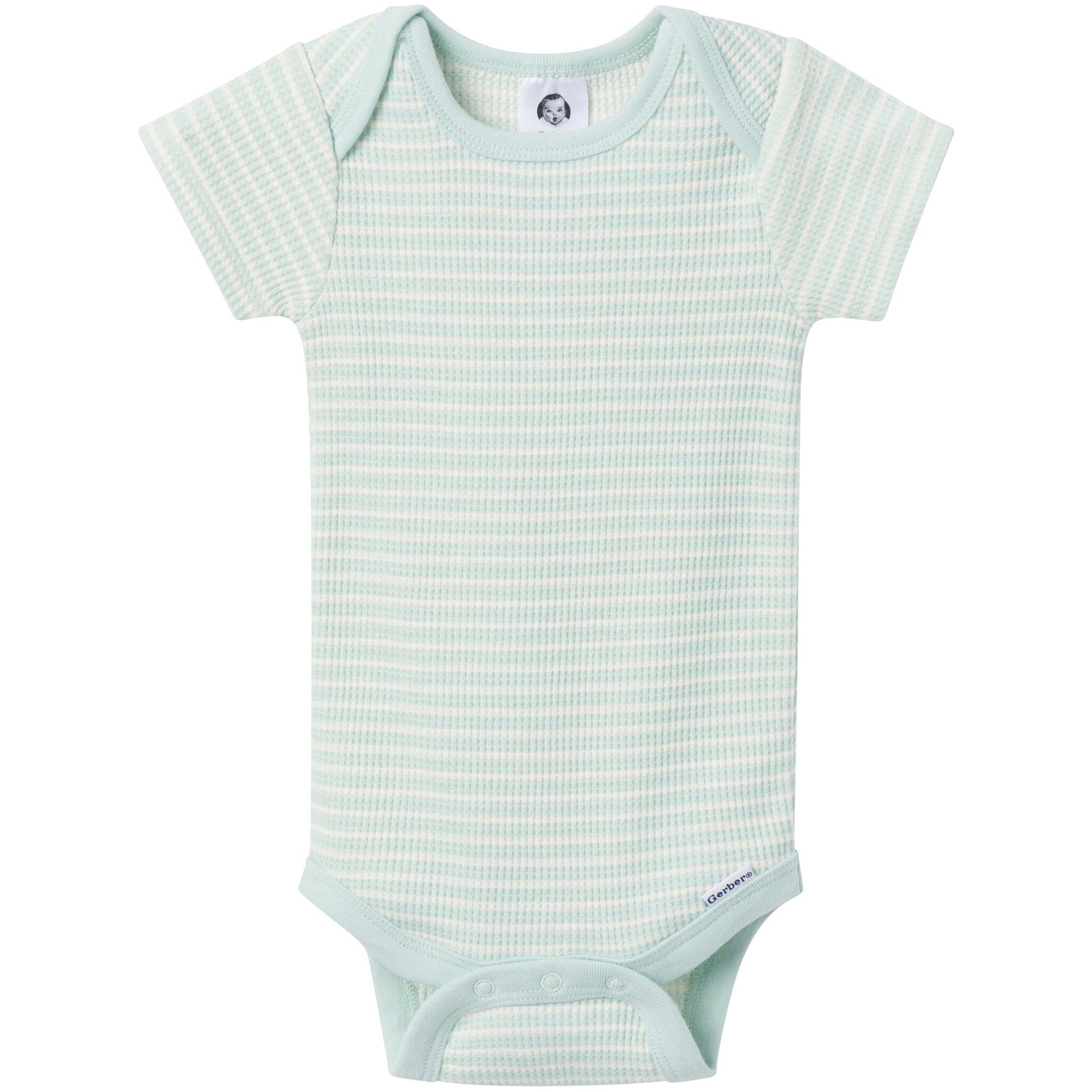 2-Piece Baby Neutral Stripe Sky Onesies® Bodysuit and Pants Set Outfits & Sets Gerber® 