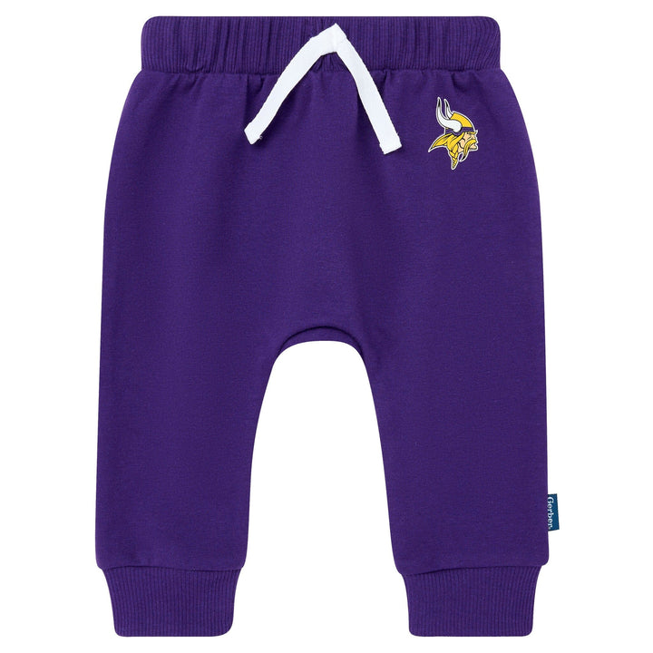 2-Piece Baby Neutral Minnesota Vikings Bodysuit and Jogger Set NFL NFL 