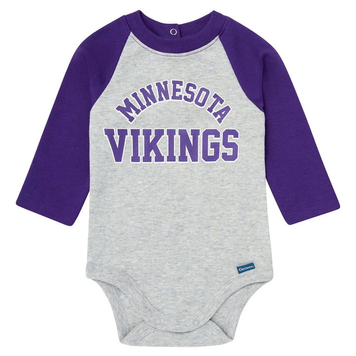 2-Piece Baby Neutral Minnesota Vikings Bodysuit and Jogger Set NFL NFL 