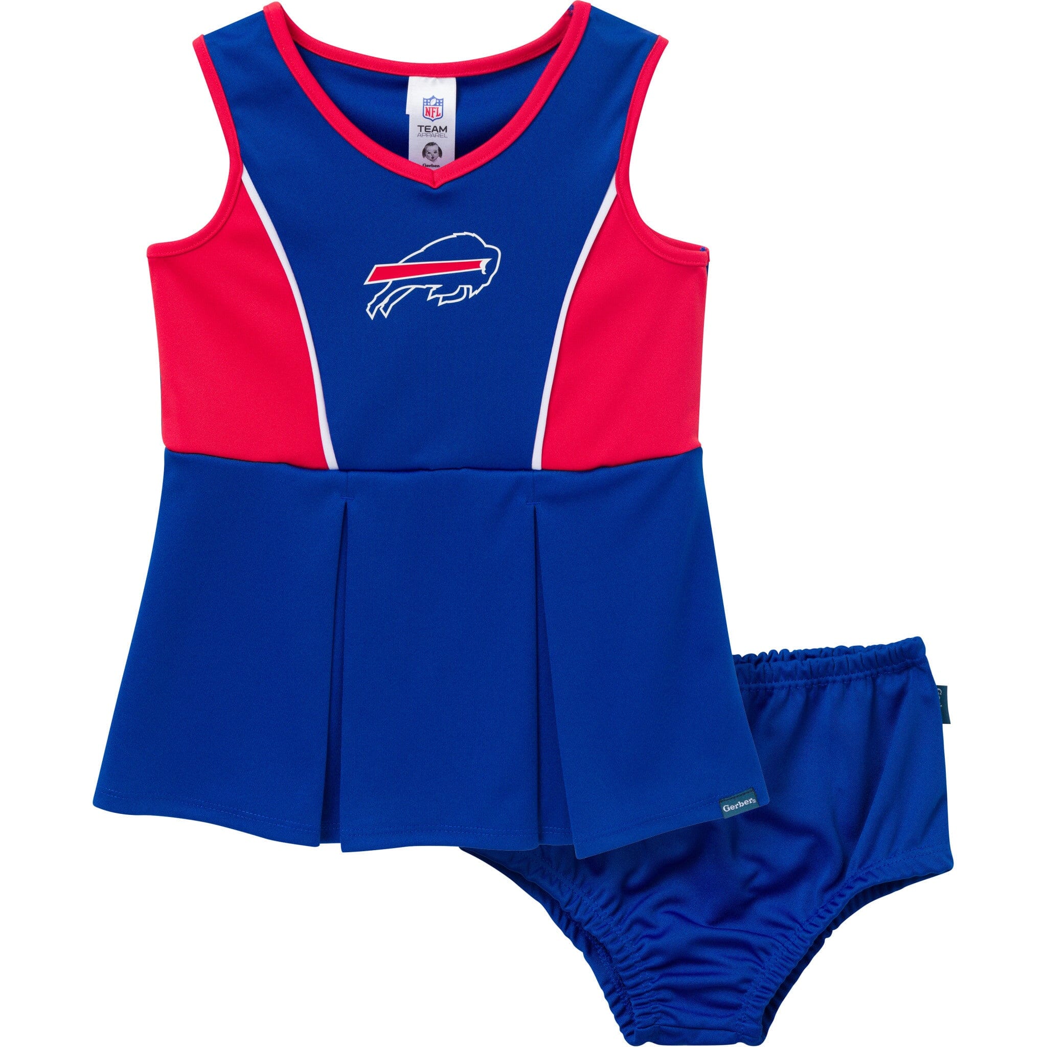 2-Piece Infant & Toddler Girls Buffalo Bills Dress and Panty Cover Set Dresses NFL 