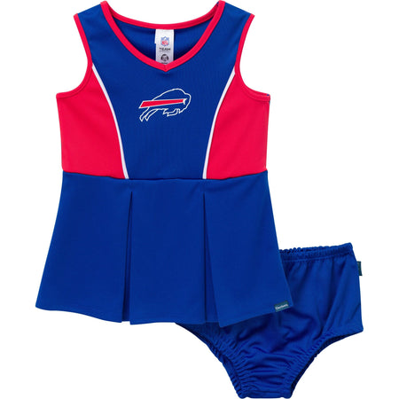 2-Piece Infant & Toddler Girls Buffalo Bills Cheer Dress Set